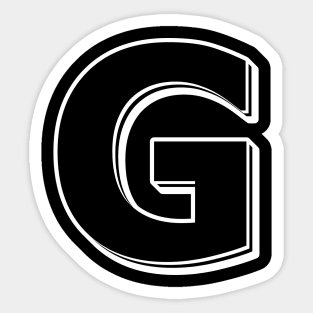 Letter G Sticker